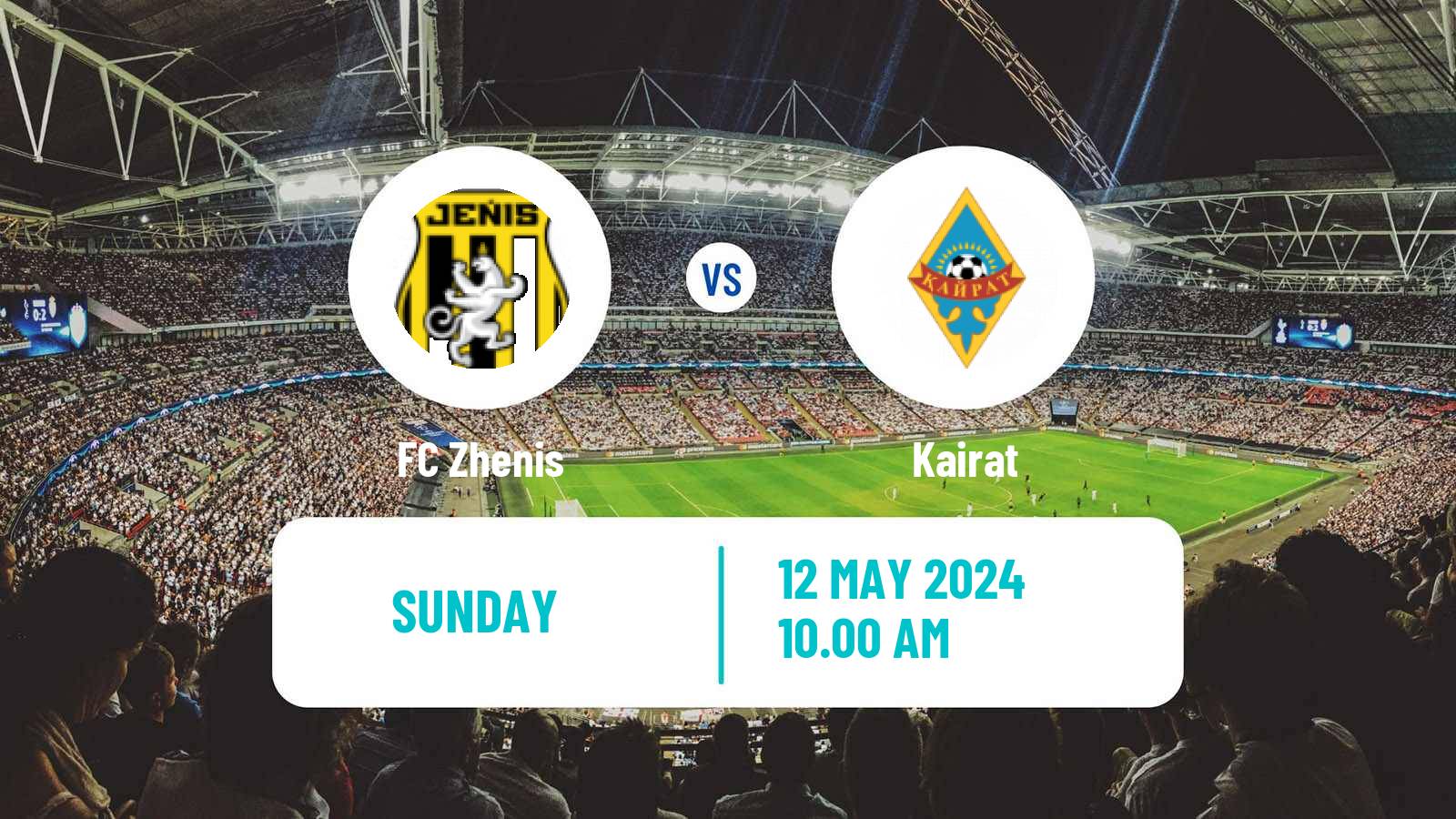 Soccer Kazakh Premier League Zhenis - Kairat