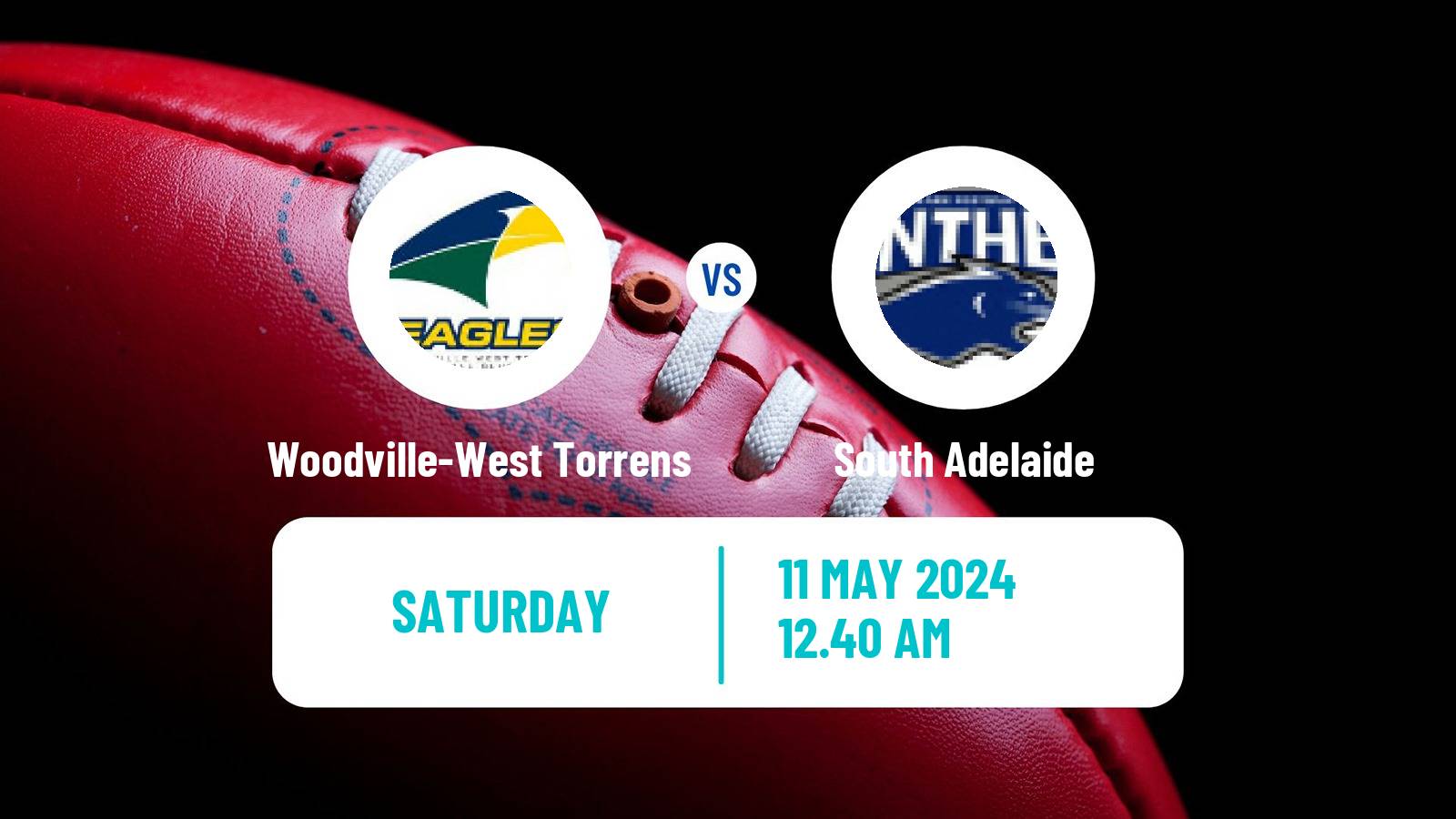 Aussie rules SANFL Woodville-West Torrens - South Adelaide