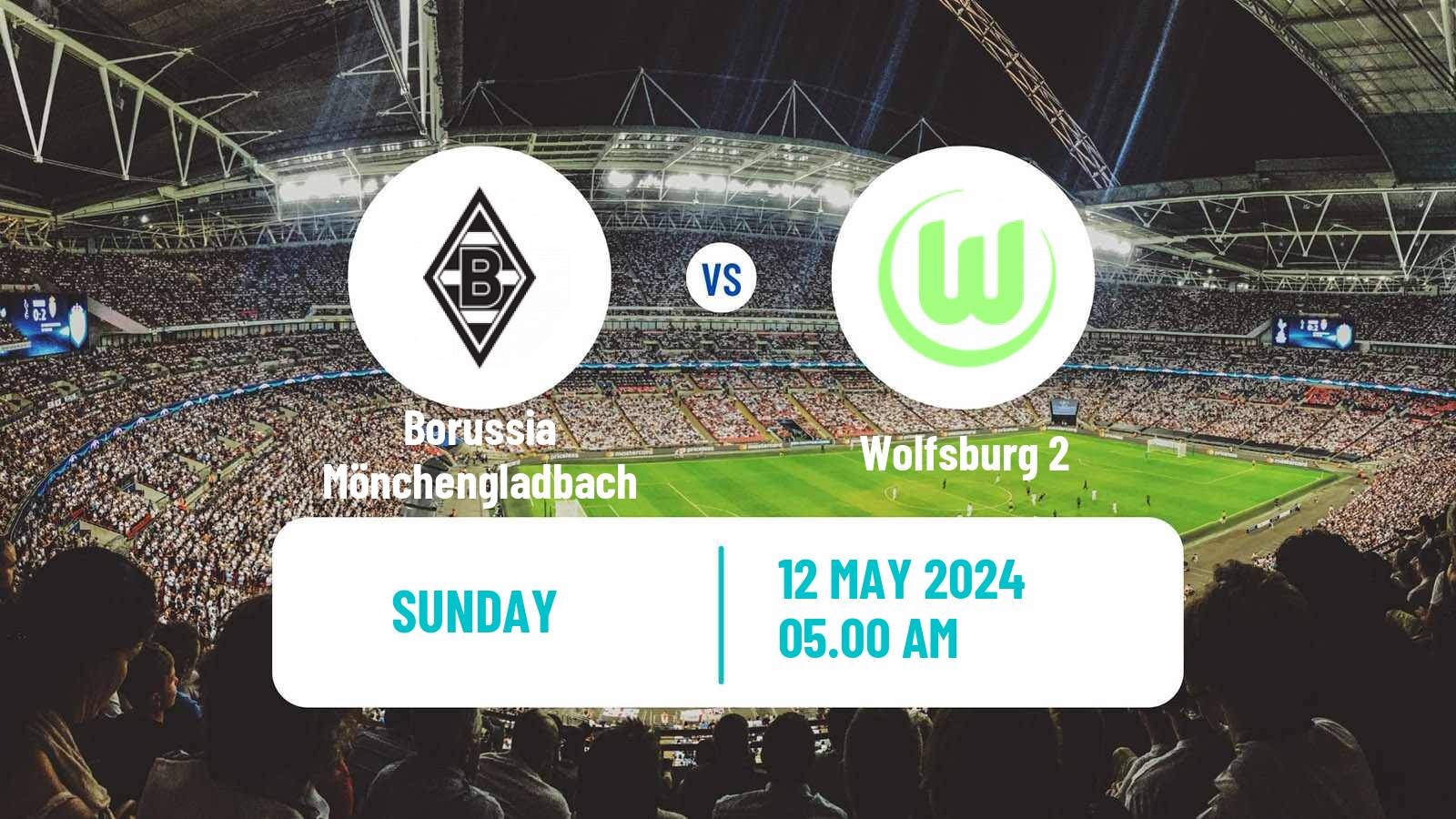 Soccer German 2 Bundesliga Women Borussia Mönchengladbach - Wolfsburg 2