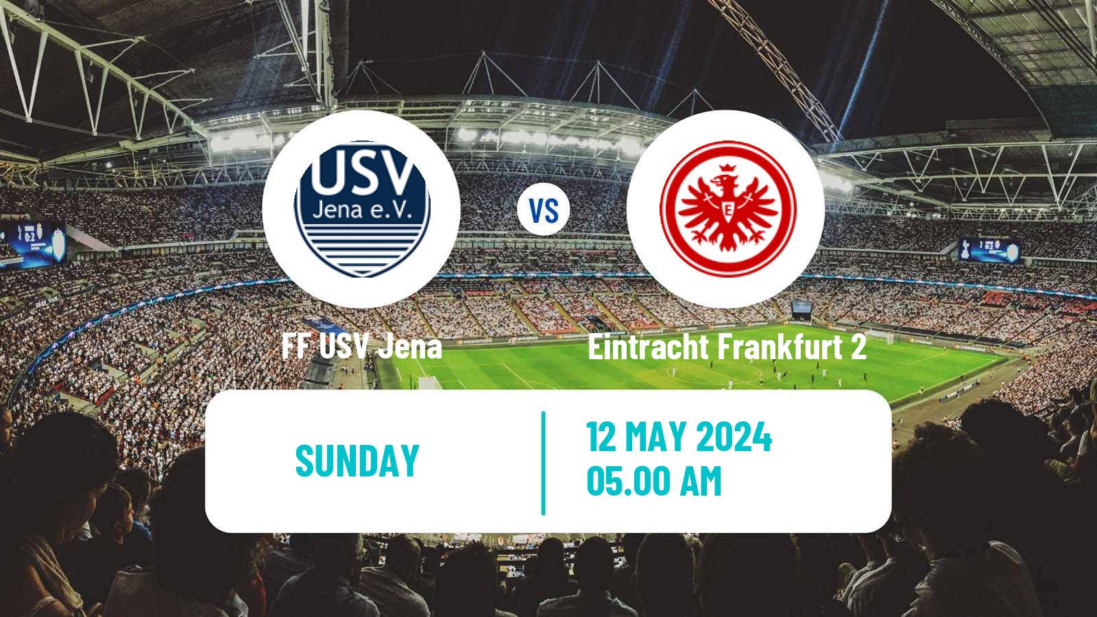 Soccer German 2 Bundesliga Women FF USV Jena - Eintracht Frankfurt 2