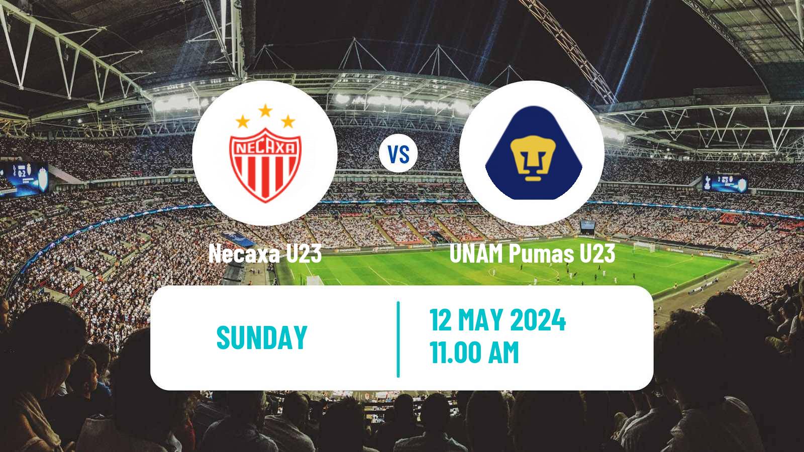 Soccer Mexican Liga MX U23 Necaxa U23 - UNAM Pumas U23