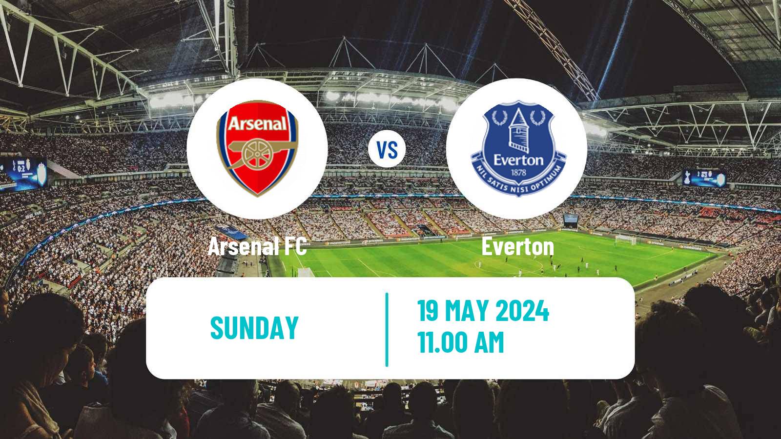 Soccer English Premier League Arsenal - Everton