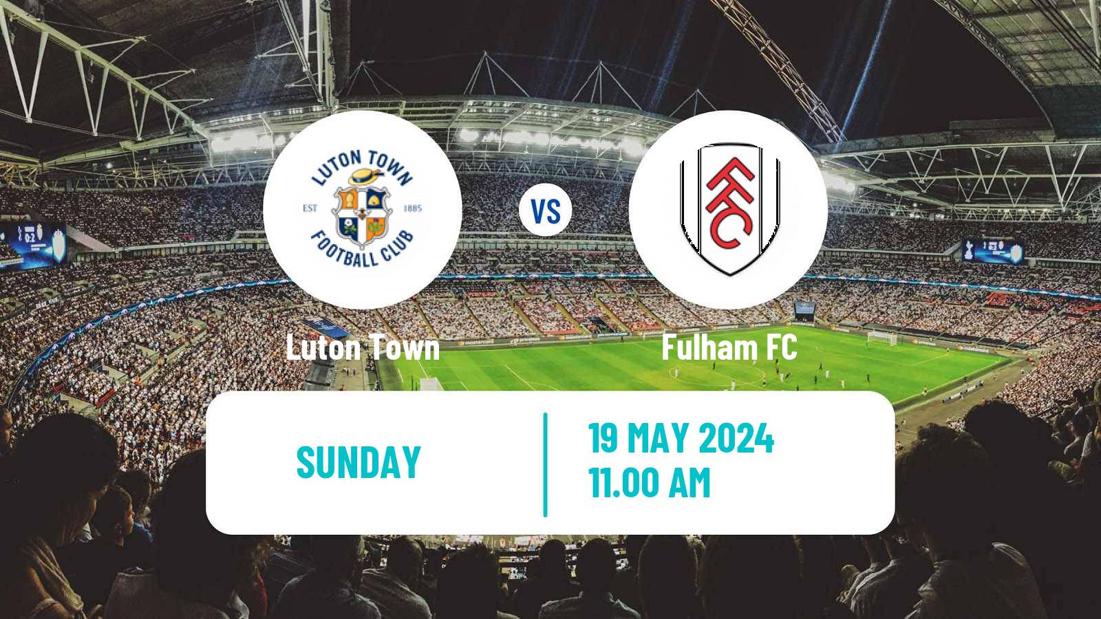 Soccer English Premier League Luton Town - Fulham