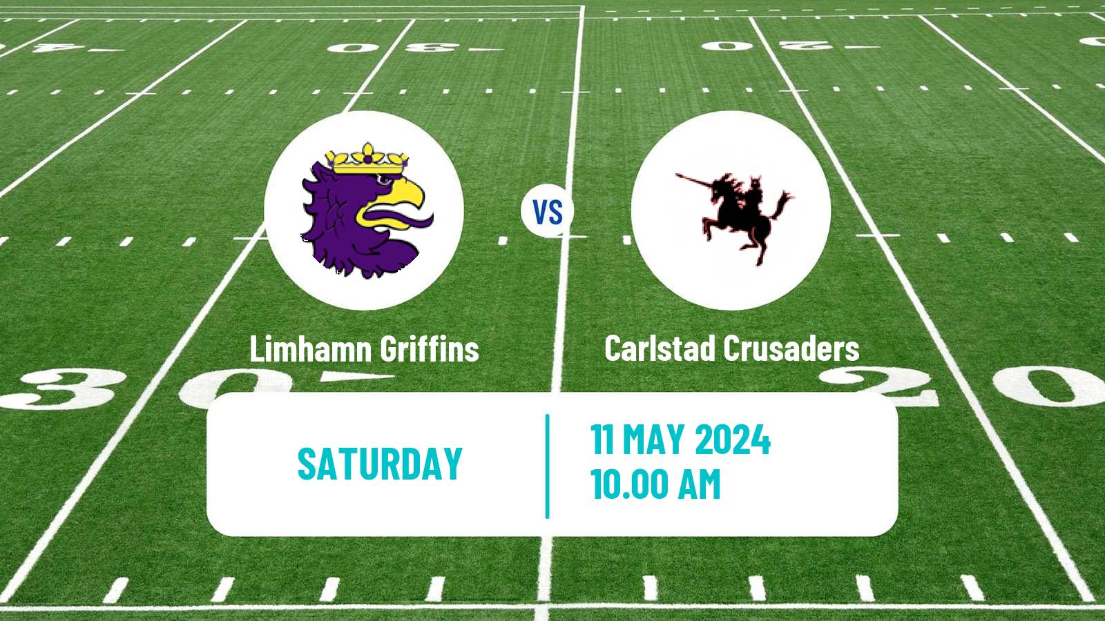 American football Swedish Superserien American Football Limhamn Griffins - Carlstad Crusaders