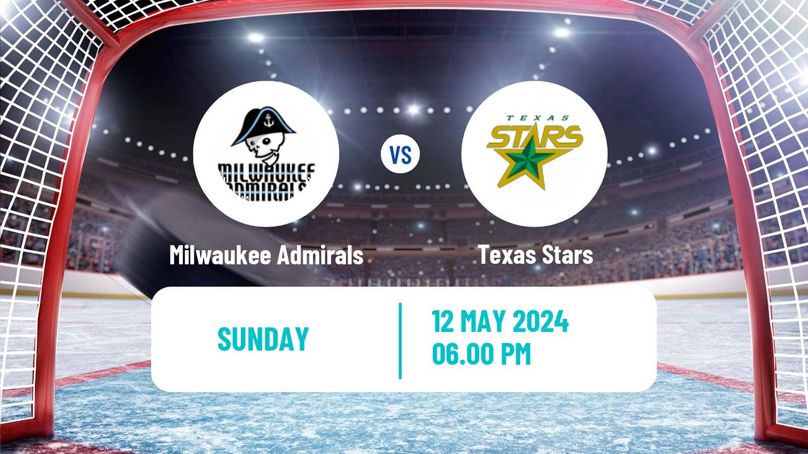 Hockey AHL Milwaukee Admirals - Texas Stars