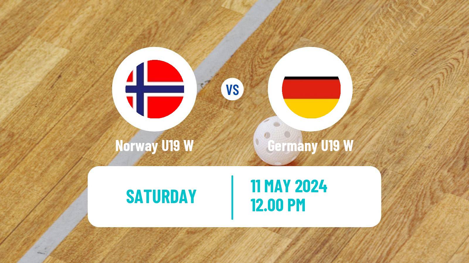 Floorball World Championship Floorball U19 Women Norway U19 W - Germany U19 W