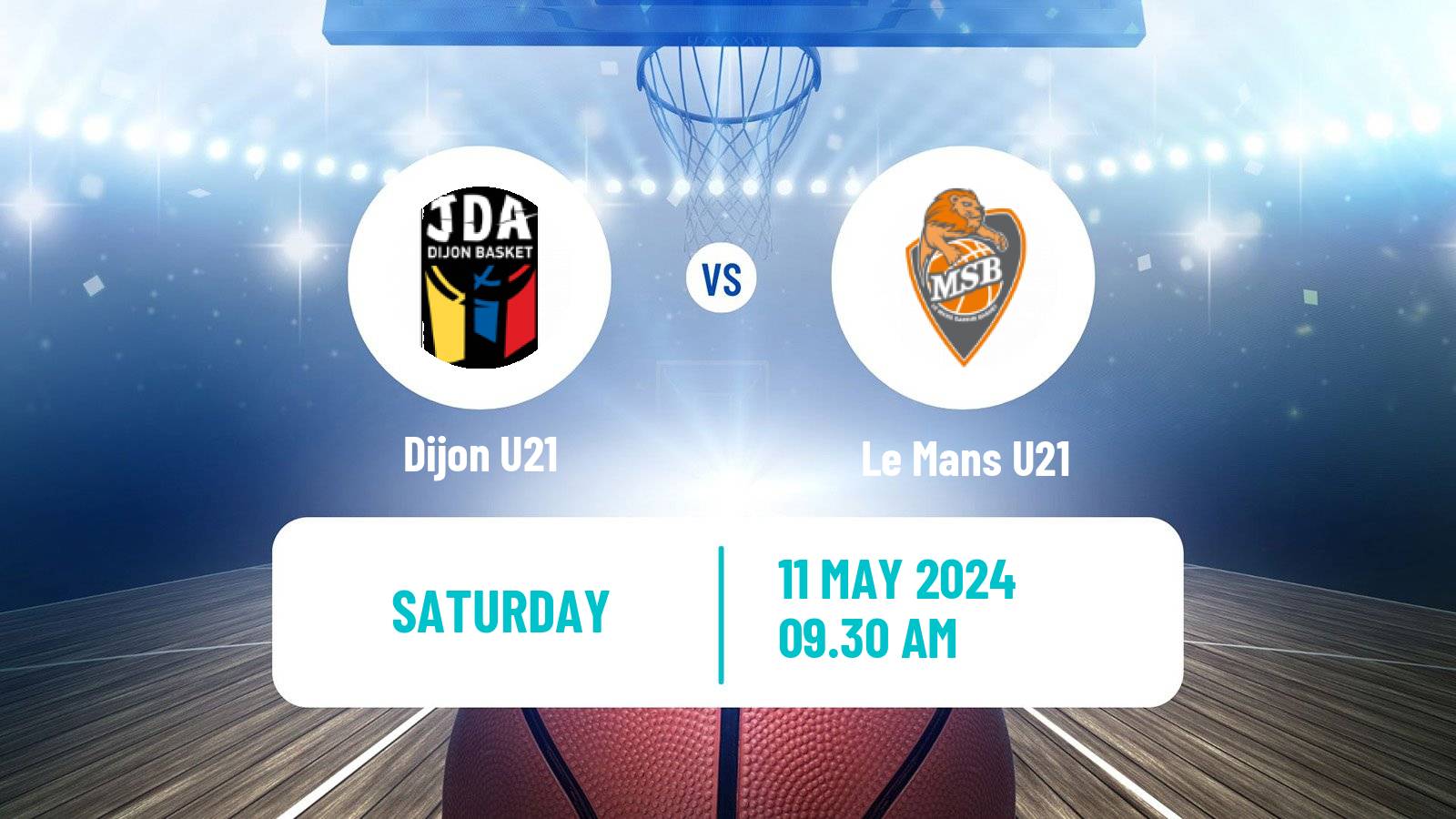 Basketball French Espoirs U21 Basketball Dijon U21 - Le Mans U21