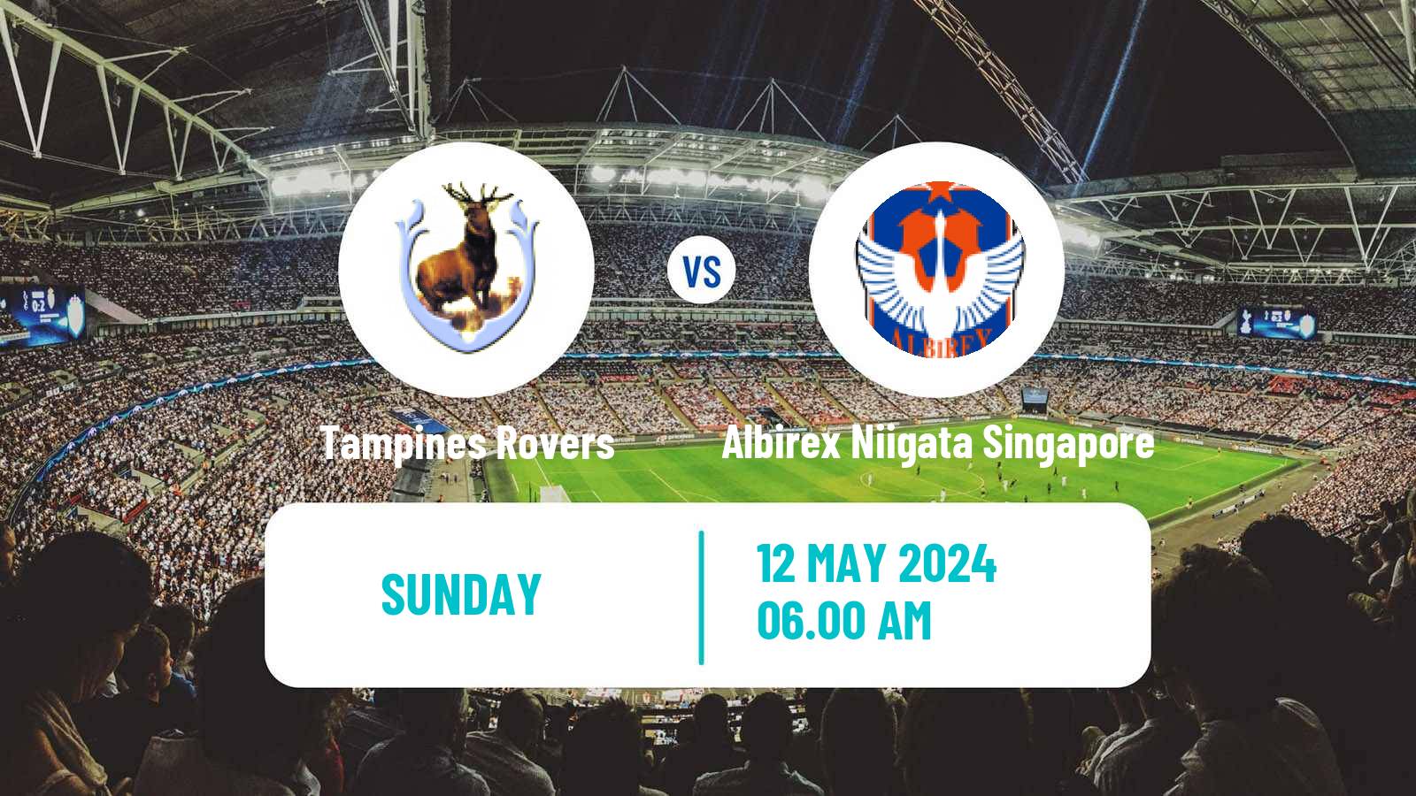 Soccer Singapore Premier League Tampines Rovers - Albirex Niigata Singapore