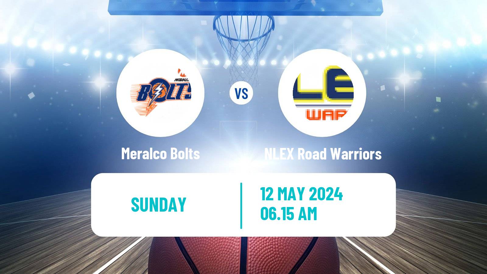 Basketball Philippines Cup Meralco Bolts - NLEX Road Warriors