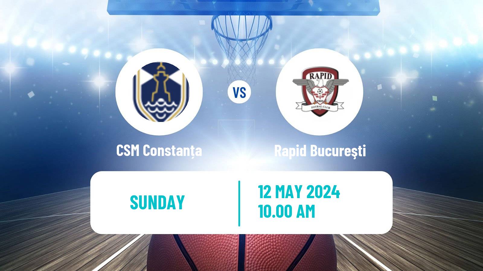 Basketball Romanian Divizia A Basketball CSM Constanța - Rapid Bucureşti