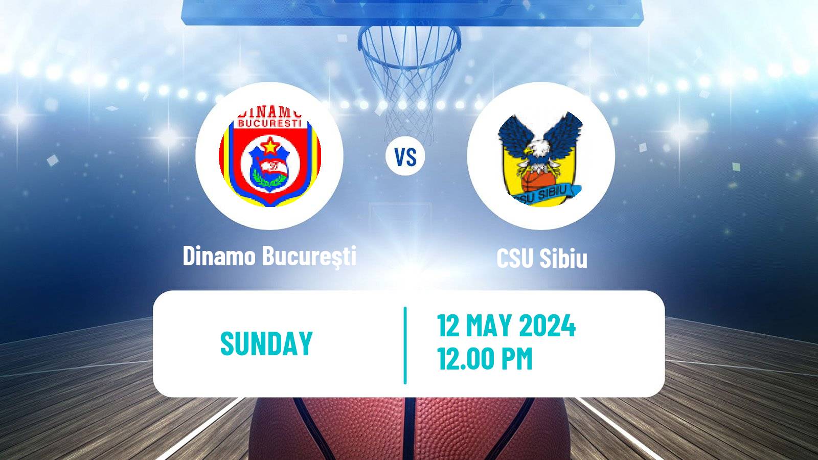 Basketball Romanian Divizia A Basketball Dinamo Bucureşti - CSU Sibiu