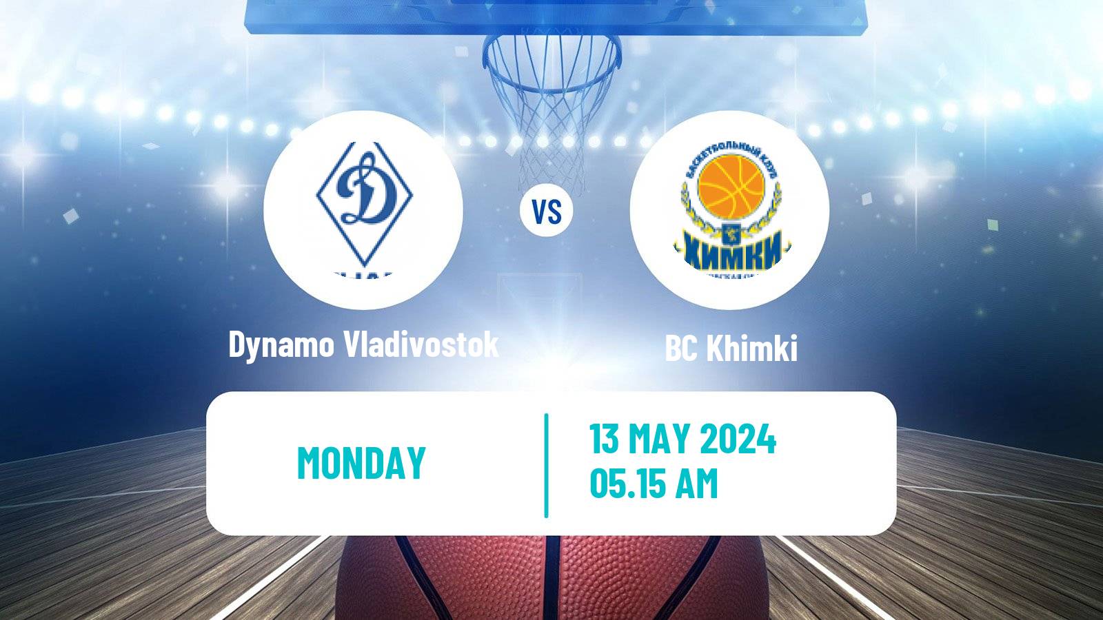 Basketball Russian Super League Basketball Dynamo Vladivostok - BC Khimki
