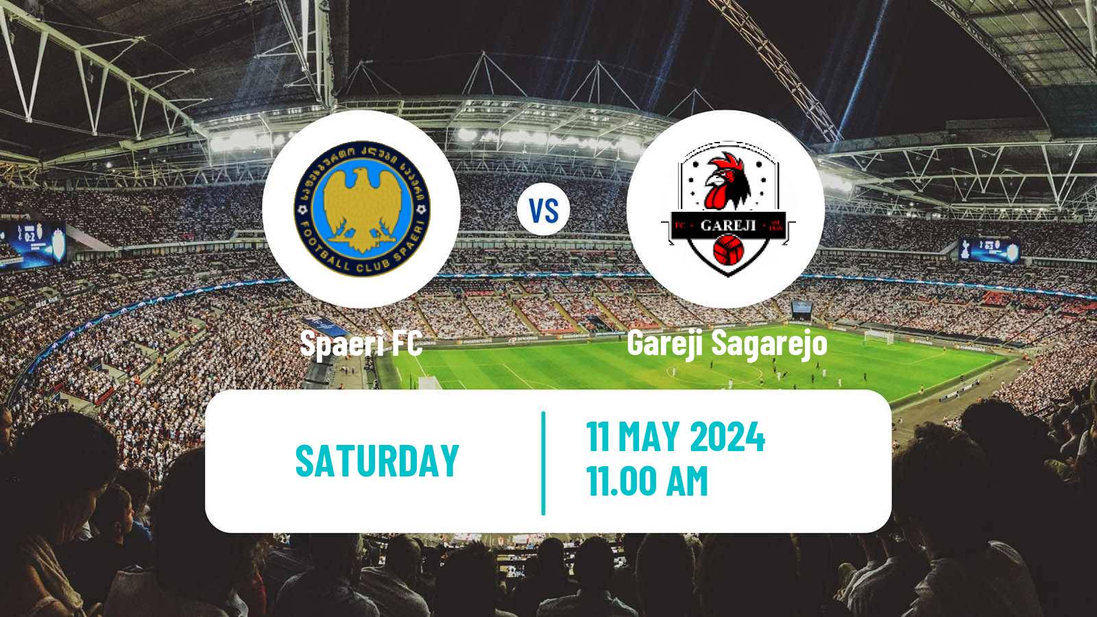 Soccer Georgian Erovnuli Liga 2 Spaeri - Gareji Sagarejo