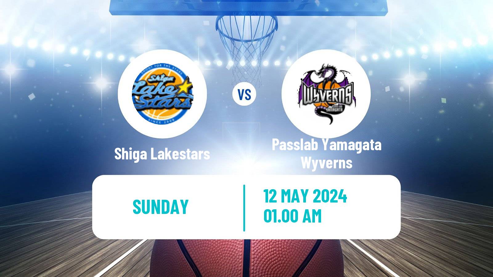 Basketball Japan B2 League Basketball Shiga Lakestars - Passlab Yamagata Wyverns