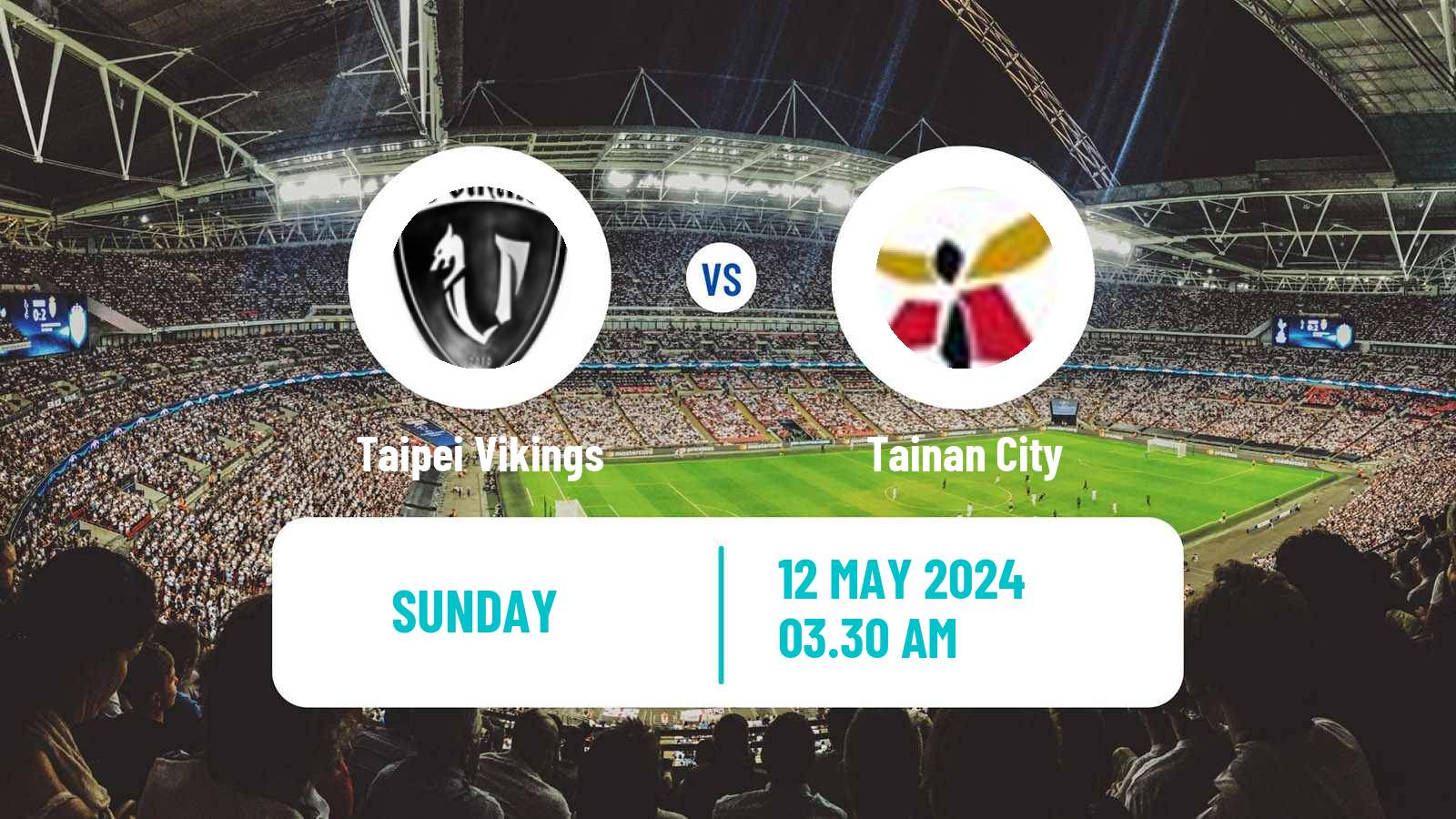 Soccer Taiwan Premier League Taipei Vikings - Tainan City