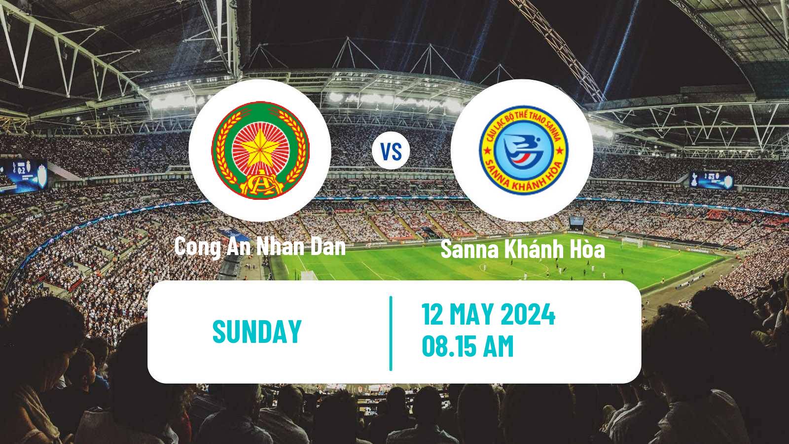 Soccer Vietnamese V League 1 Cong An Ha Noi - Sanna Khánh Hòa