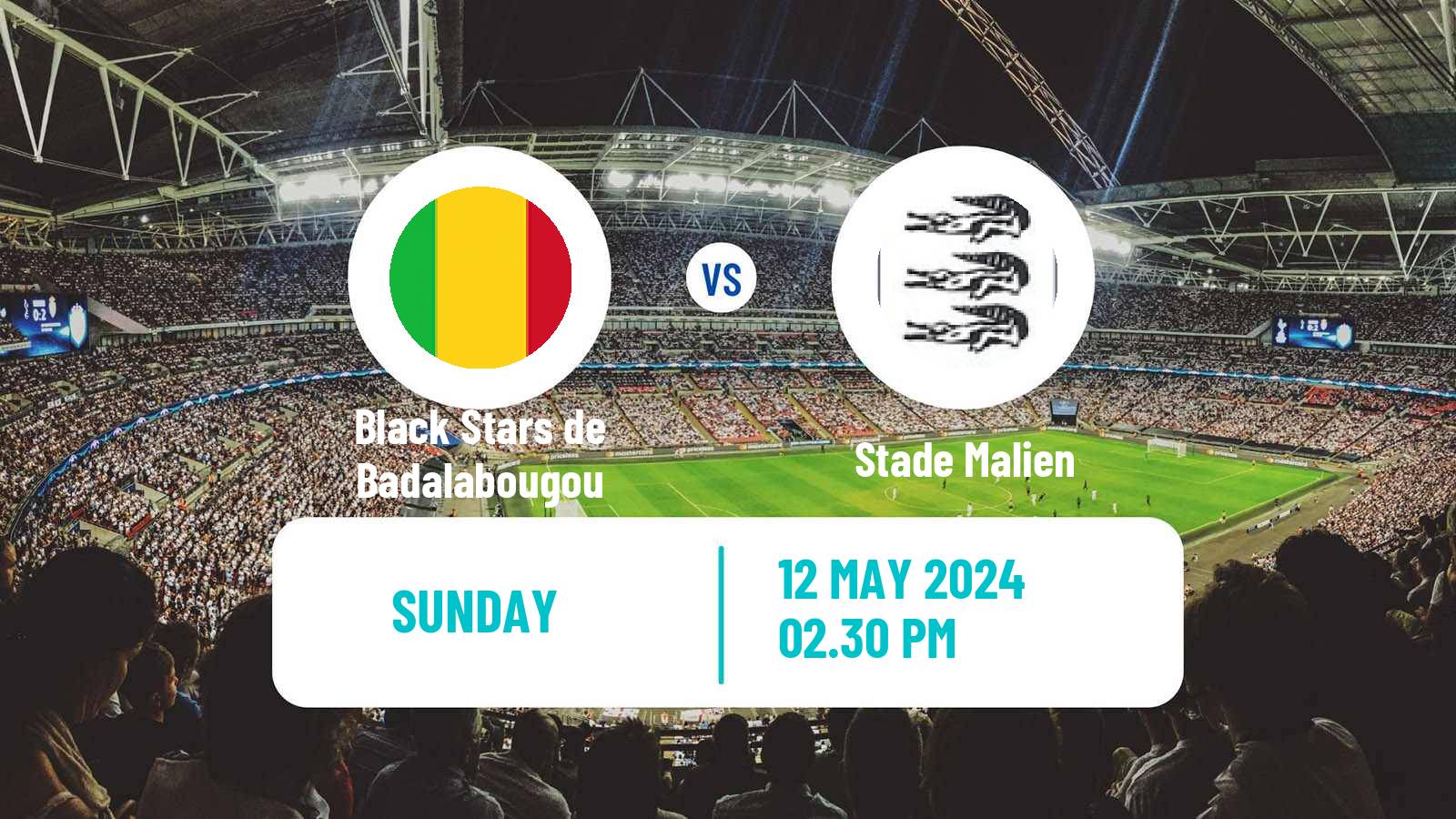 Soccer Malian Première Division Black Stars de Badalabougou - Stade Malien