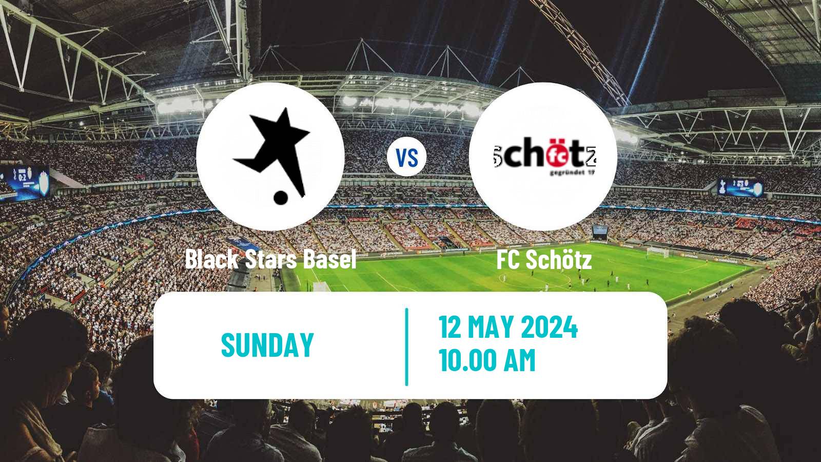 Soccer Swiss 1 Liga Classic Group 2 Black Stars Basel - Schötz