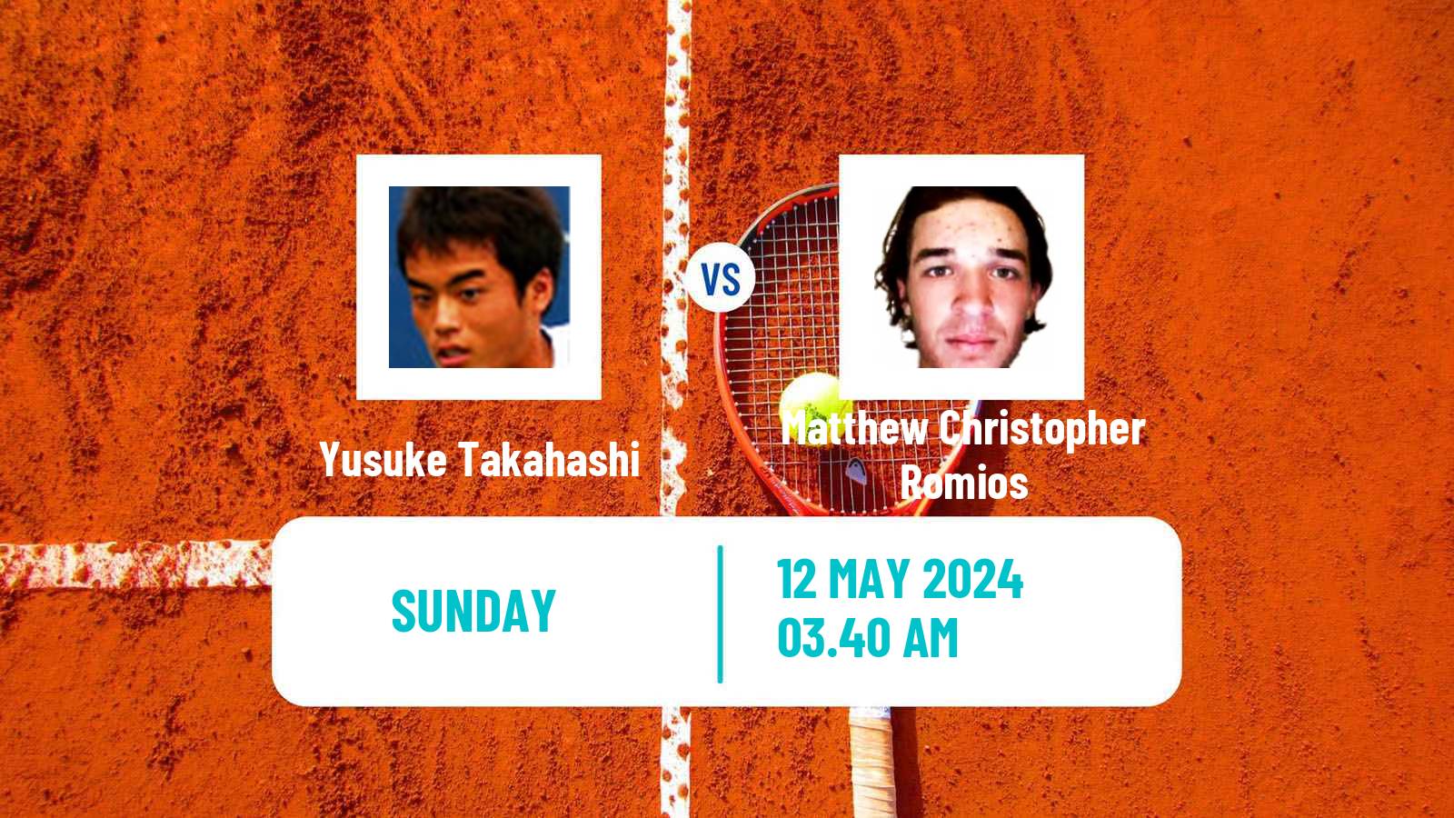 Tennis Taipei Challenger Men Yusuke Takahashi - Matthew Christopher Romios