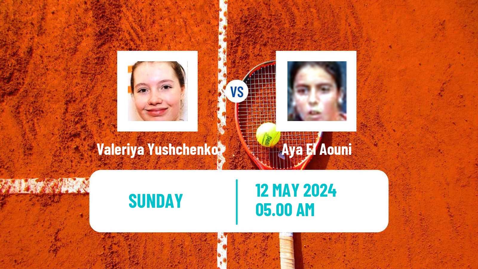 Tennis ITF W15 Antalya 13 Women Valeriya Yushchenko - Aya El Aouni