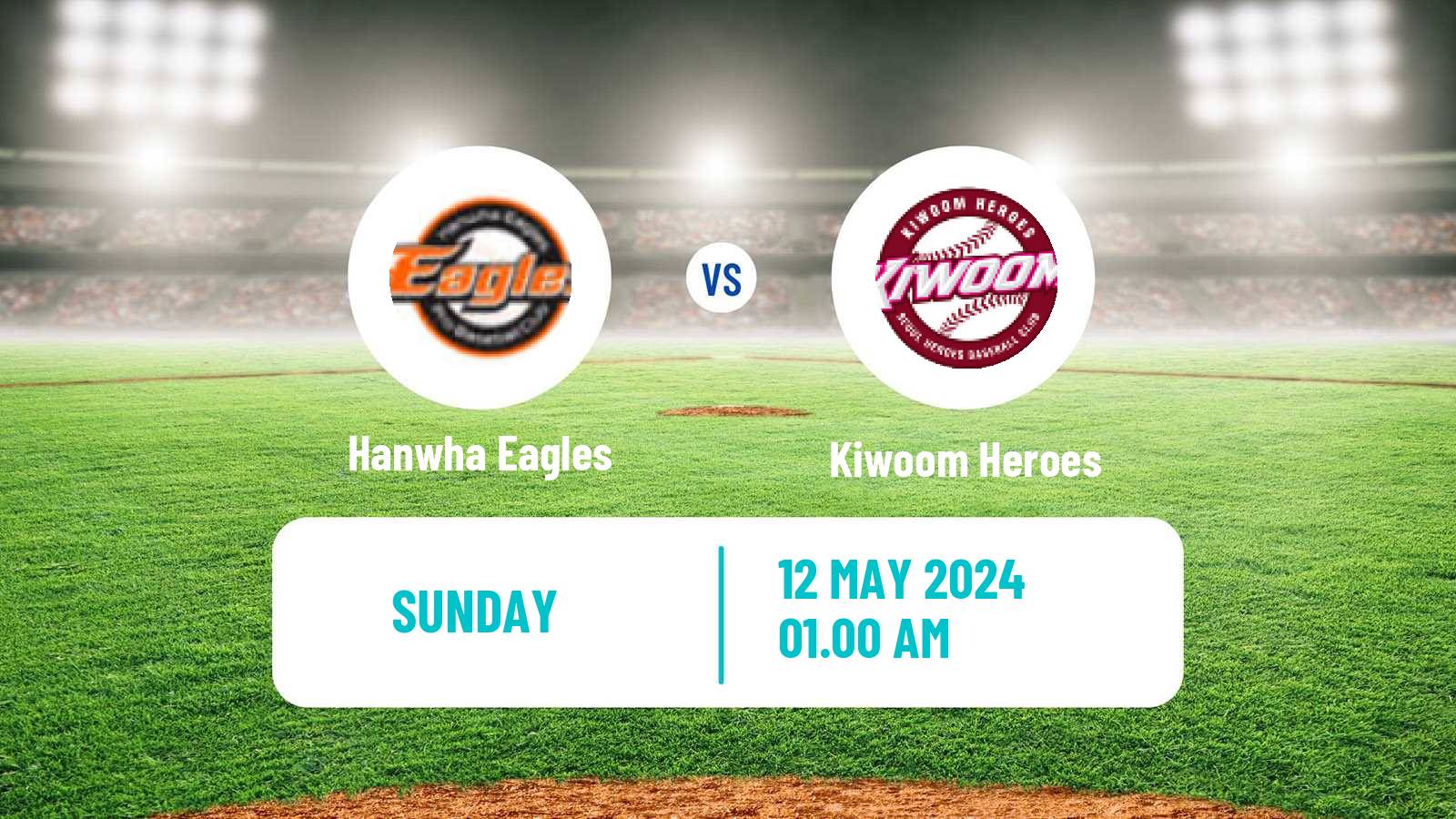 Baseball KBO Hanwha Eagles - Kiwoom Heroes