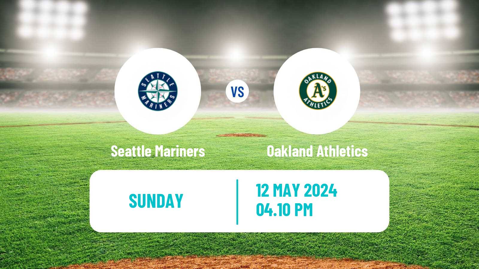 Baseball MLB Seattle Mariners - Oakland Athletics