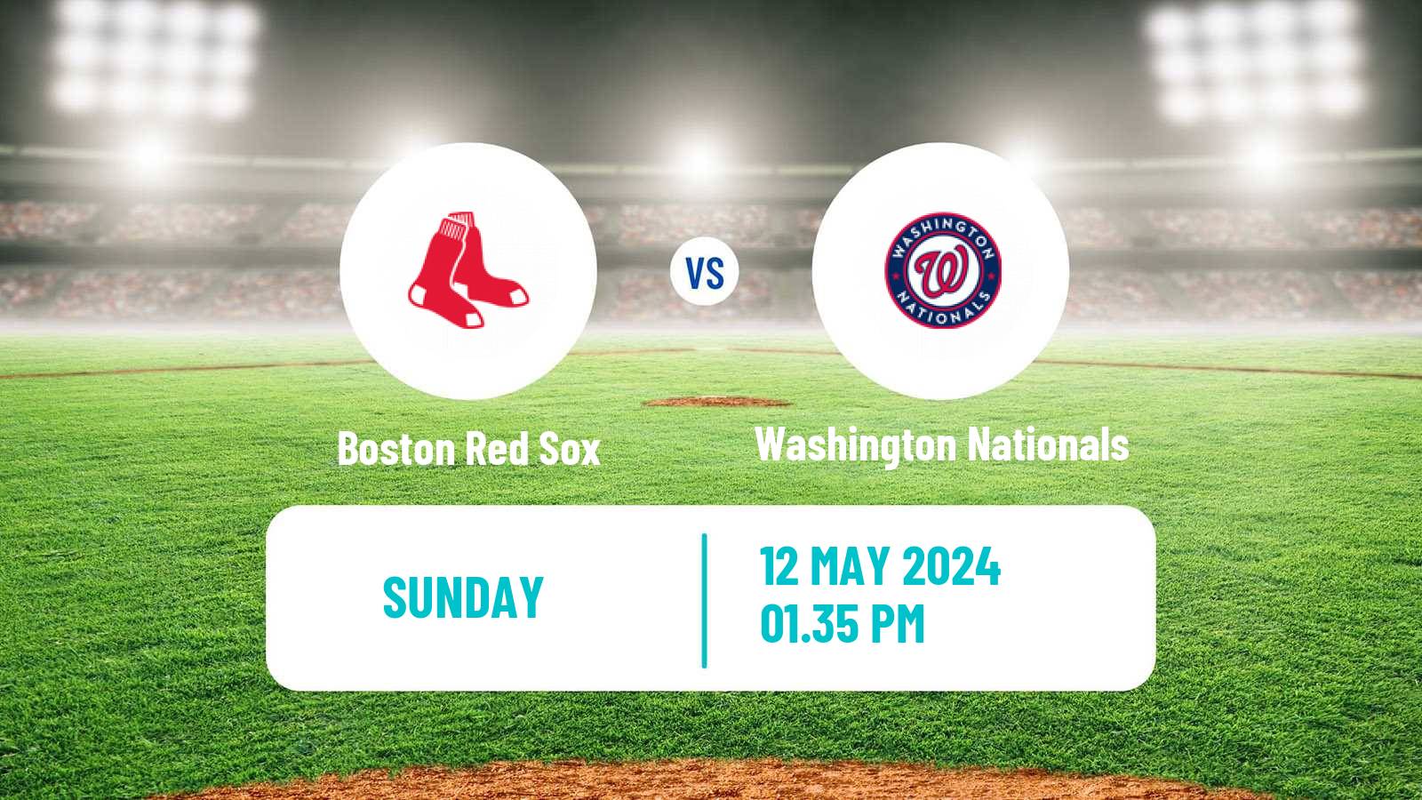 Baseball MLB Boston Red Sox - Washington Nationals