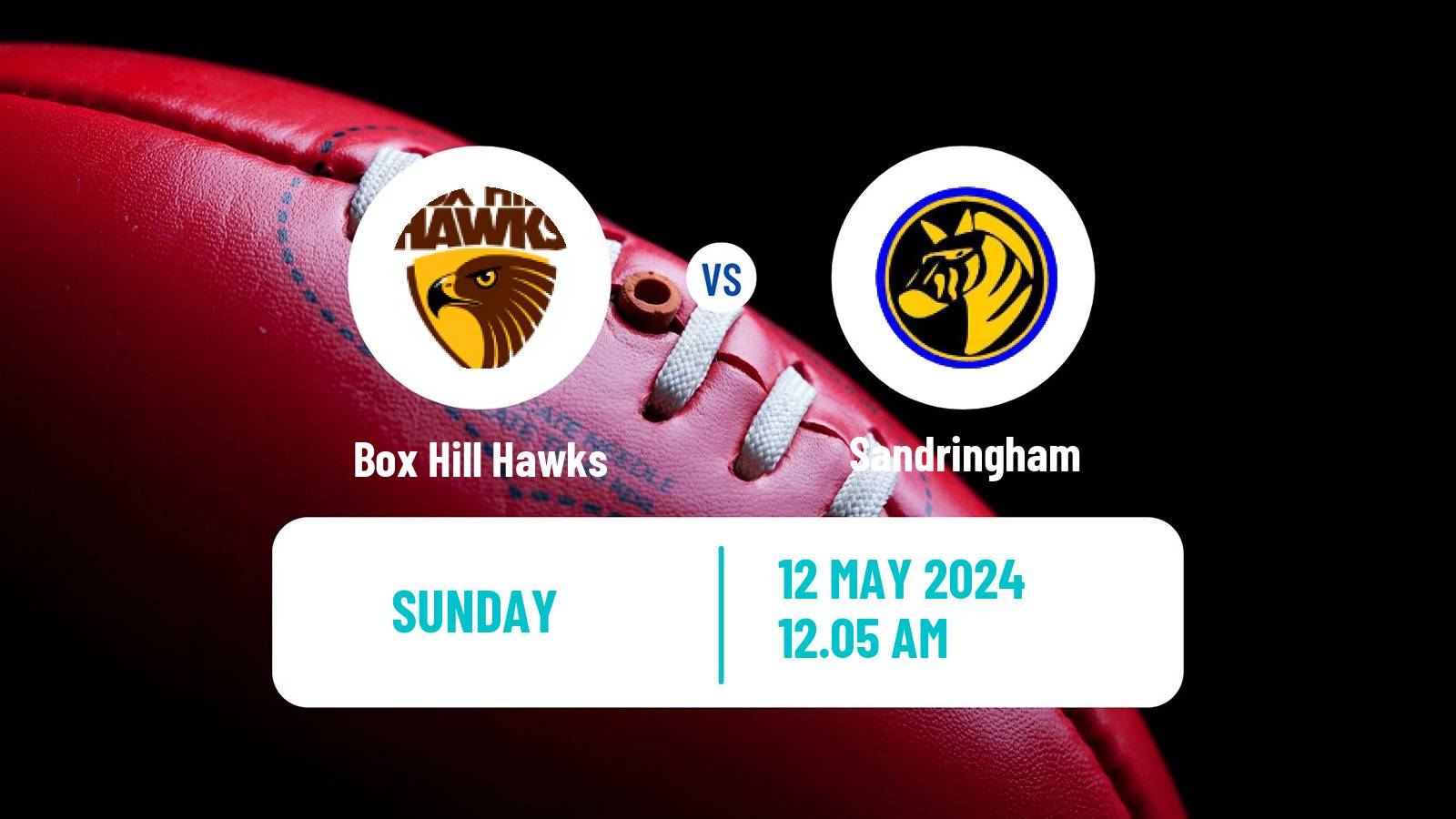 Aussie rules VFL Box Hill Hawks - Sandringham