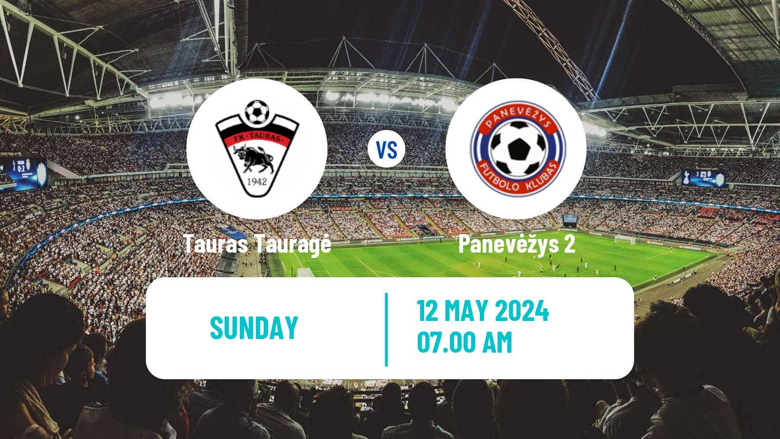 Soccer Lithuanian Division 2 Tauras Tauragė - Panevėžys 2