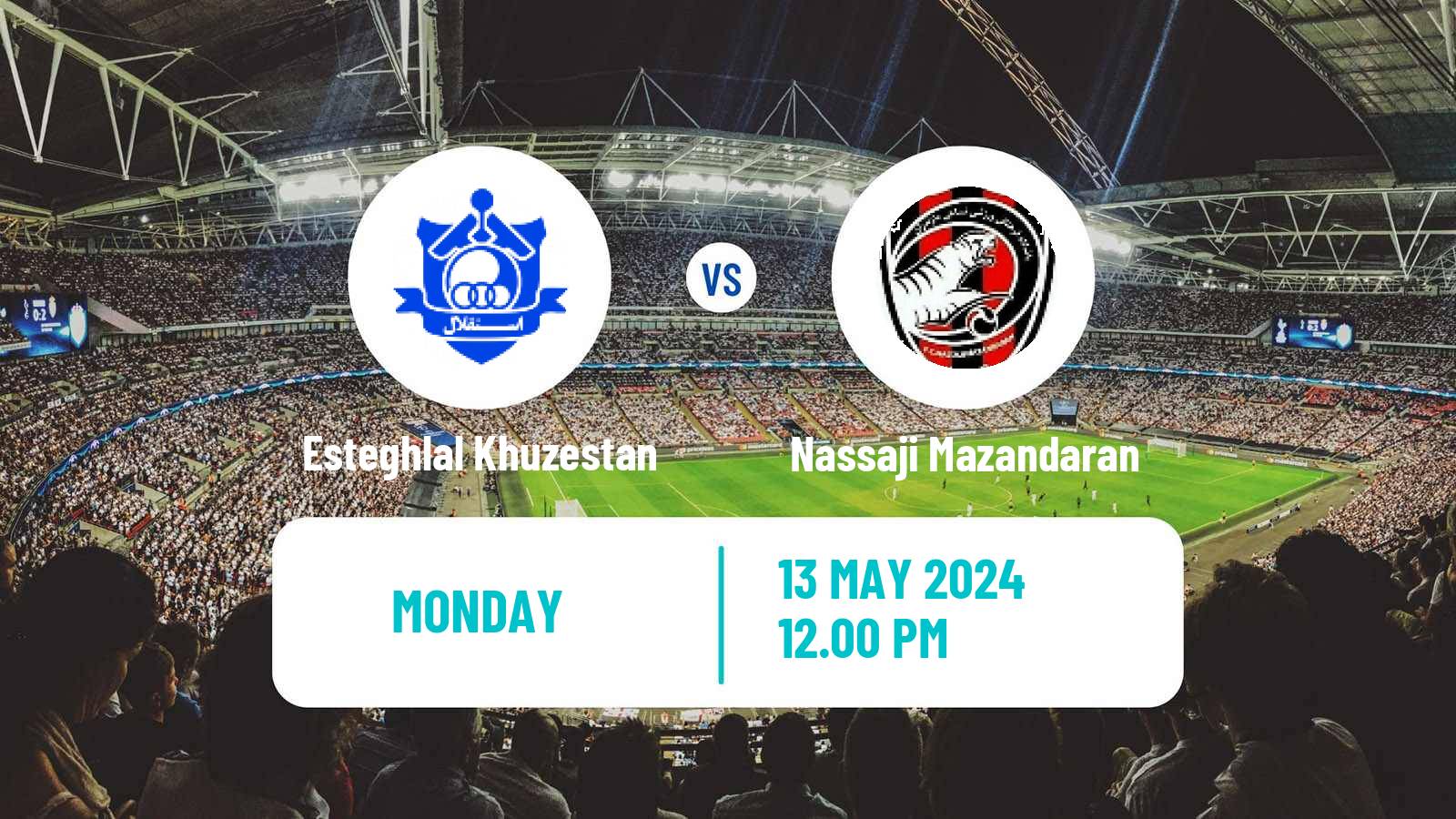 Soccer Iran Pro League Esteghlal Khuzestan - Nassaji Mazandaran