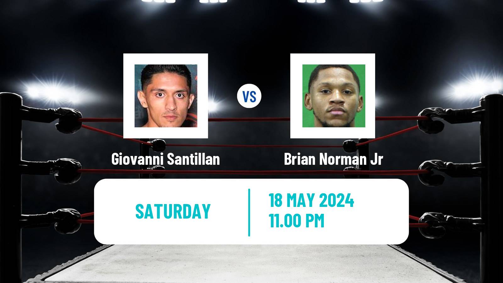 Boxing Welterweight Others Matches Men Giovanni Santillan - Brian Norman Jr