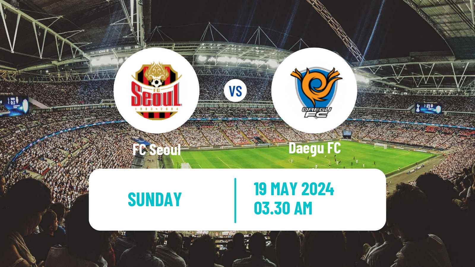 Soccer South Korean K-League 1 FC Seoul - Daegu