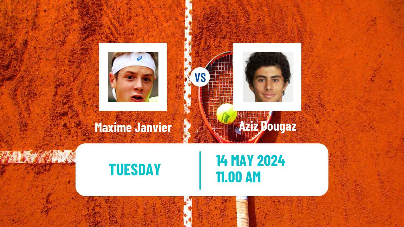 Tennis Tunis Challenger Men Maxime Janvier - Aziz Dougaz
