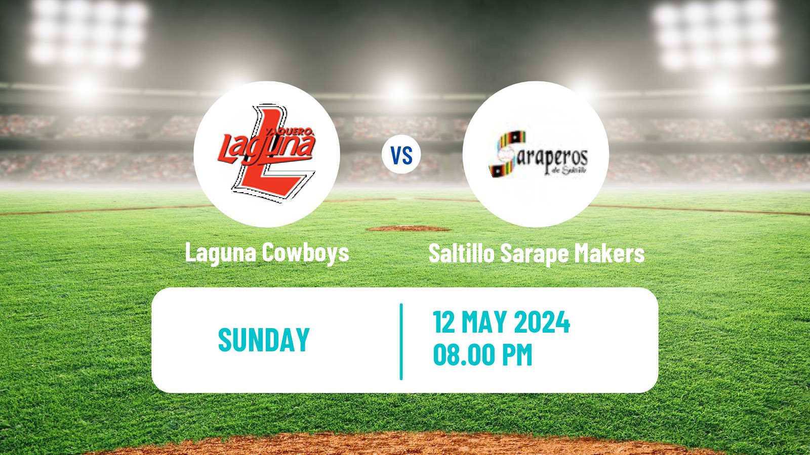 Baseball LMB Laguna Cowboys - Saltillo Sarape Makers