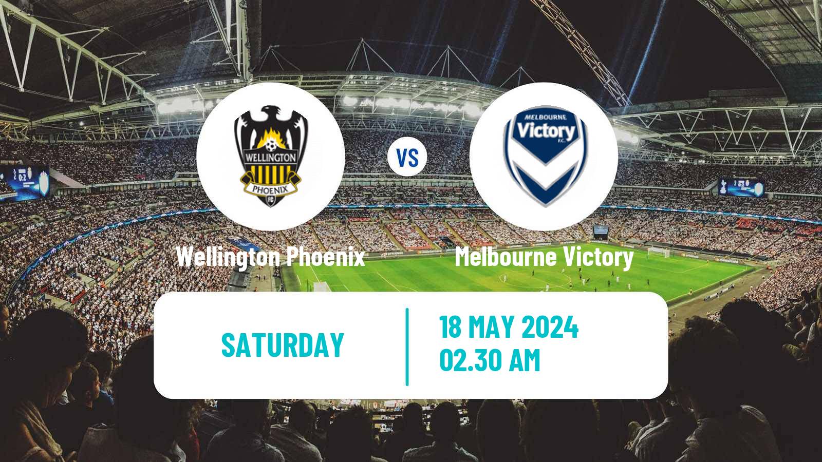 Soccer Australian A-League Wellington Phoenix - Melbourne Victory