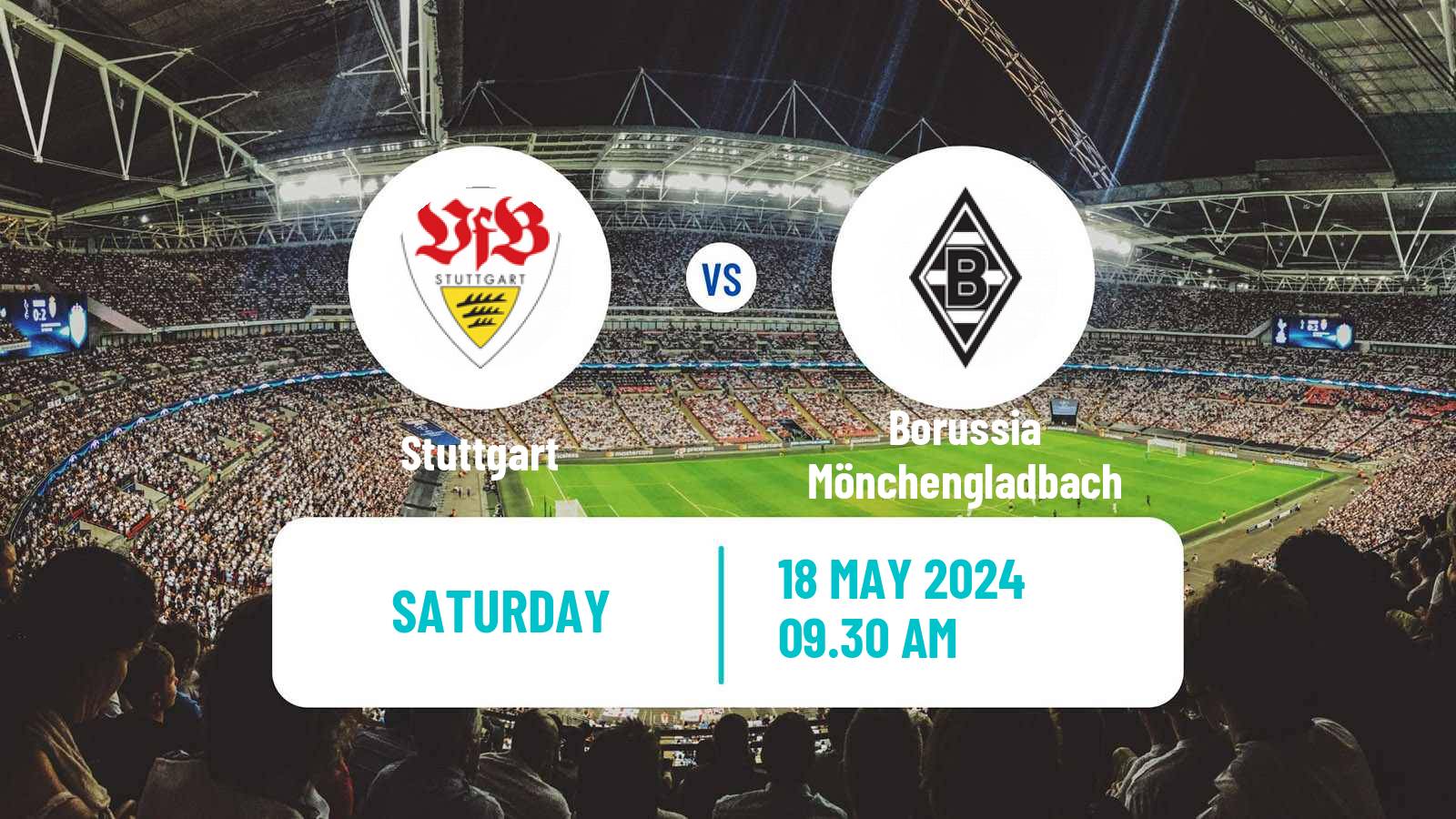 Soccer German Bundesliga Stuttgart - Borussia Mönchengladbach