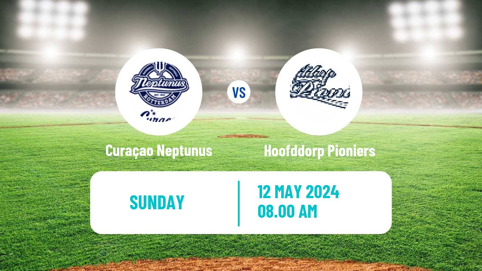 Baseball Dutch Hoofdklasse Baseball Curaçao Neptunus - Hoofddorp Pioniers