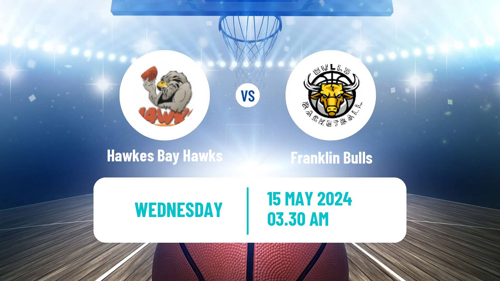 Basketball New Zealand NBL Hawkes Bay Hawks - Franklin Bulls