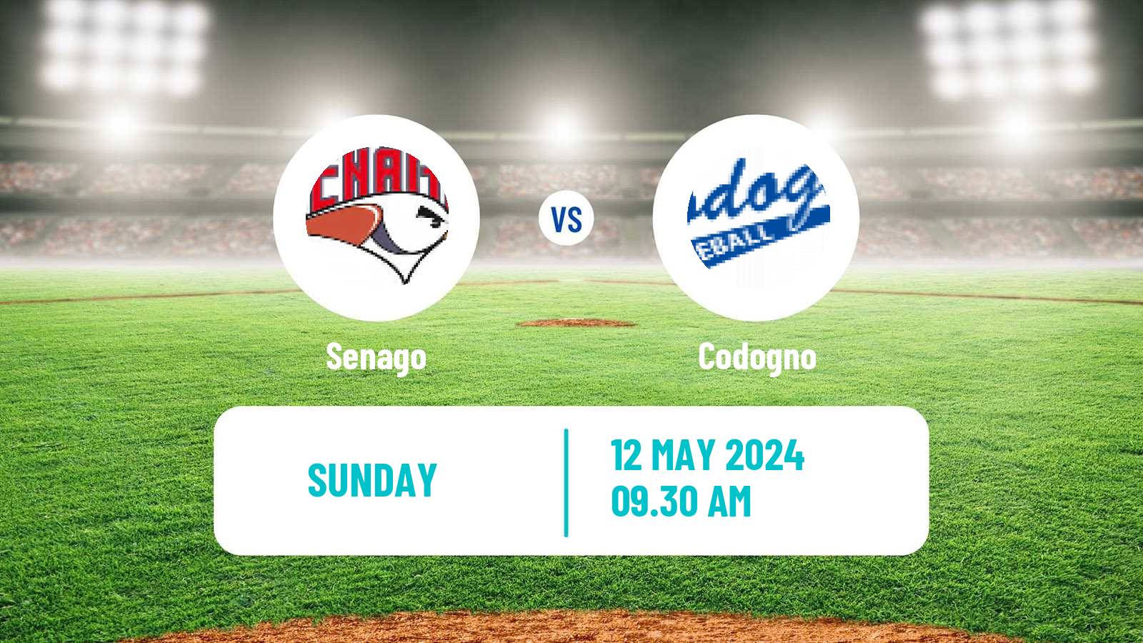 Baseball Italian Serie A1 Baseball Senago - Codogno