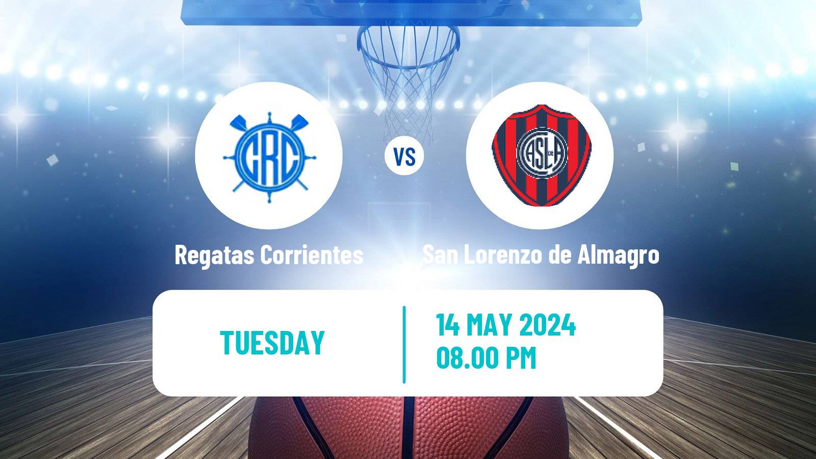Basketball Argentinian LNB Regatas Corrientes - San Lorenzo de Almagro