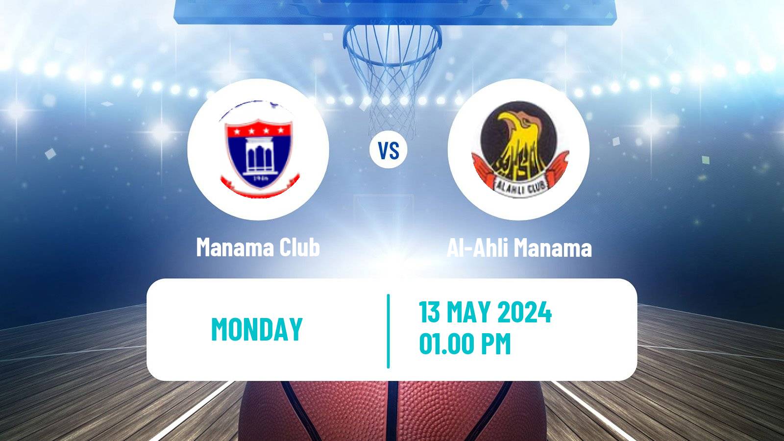 Basketball Bahraini Premier League Basketball Manama Club - Al-Ahli Manama