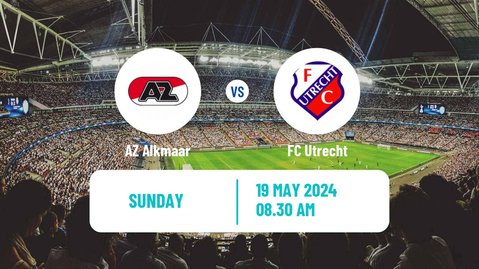 Soccer Dutch Eredivisie AZ Alkmaar - Utrecht