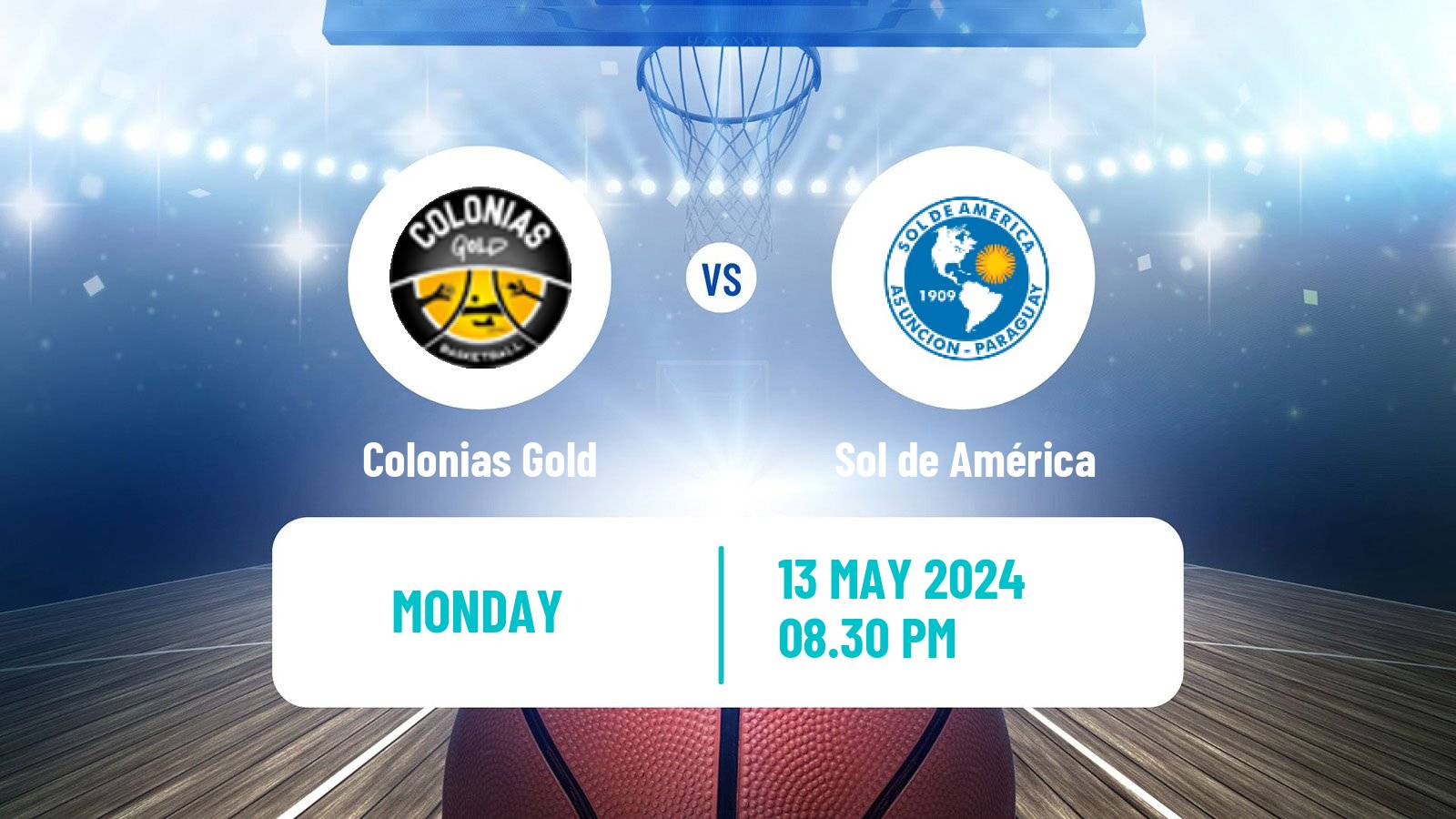 Basketball Paraguayan LNB Basketball Colonias Gold - Sol de América
