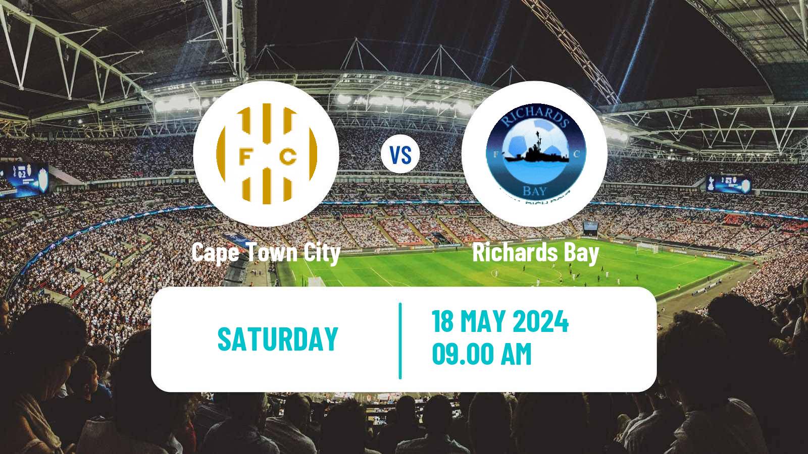 Soccer South African Premier Soccer League Cape Town City - Richards Bay