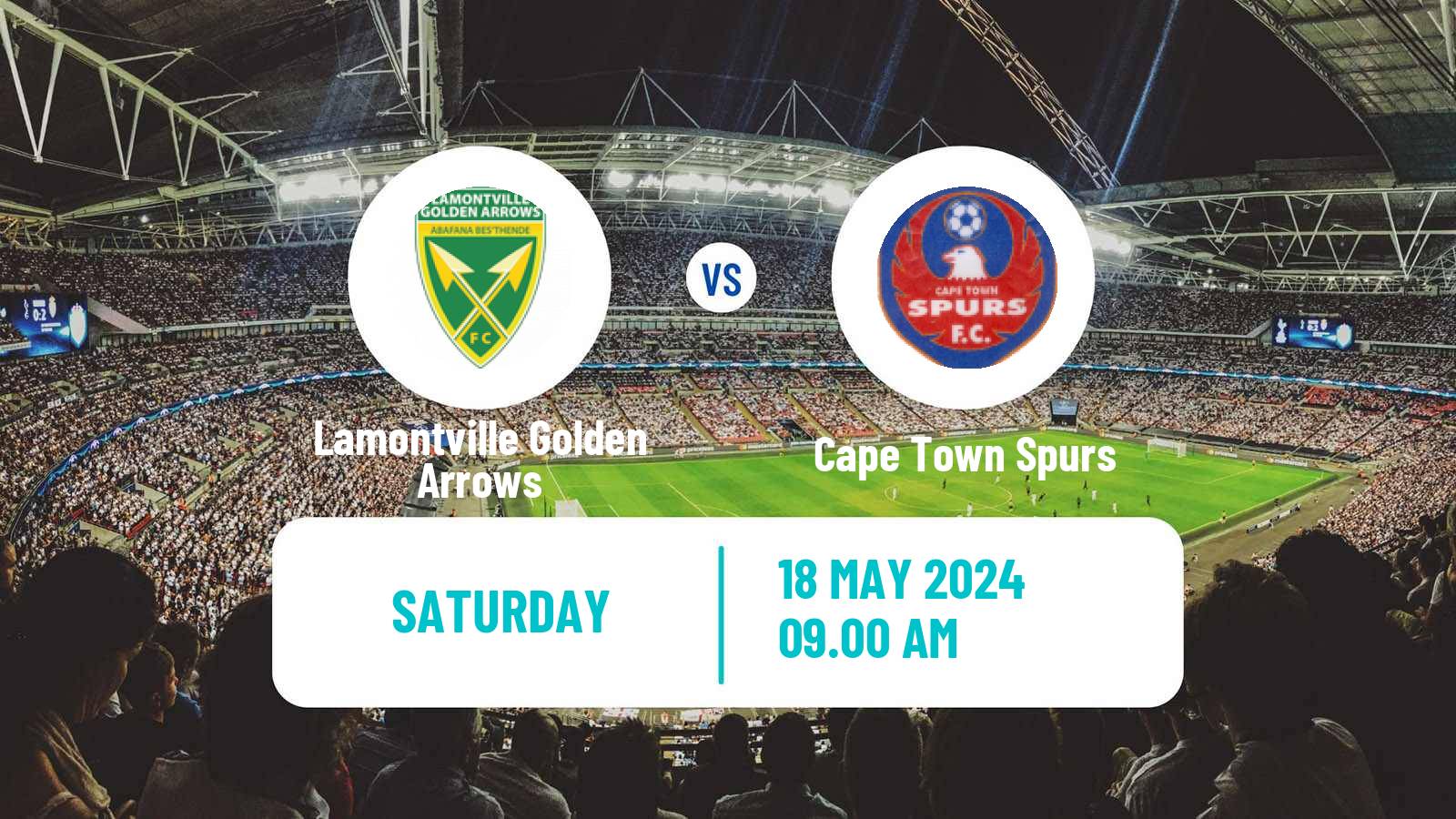 Soccer South African Premier Soccer League Lamontville Golden Arrows - Cape Town Spurs