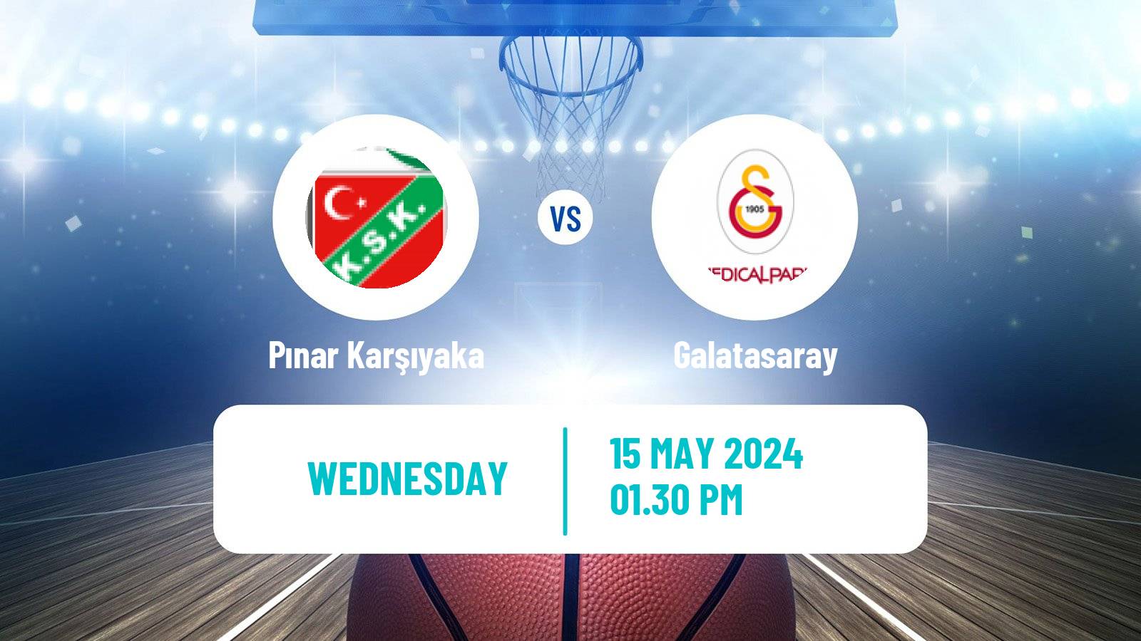 Basketball Turkish Basketball Super Ligi Pınar Karşıyaka - Galatasaray