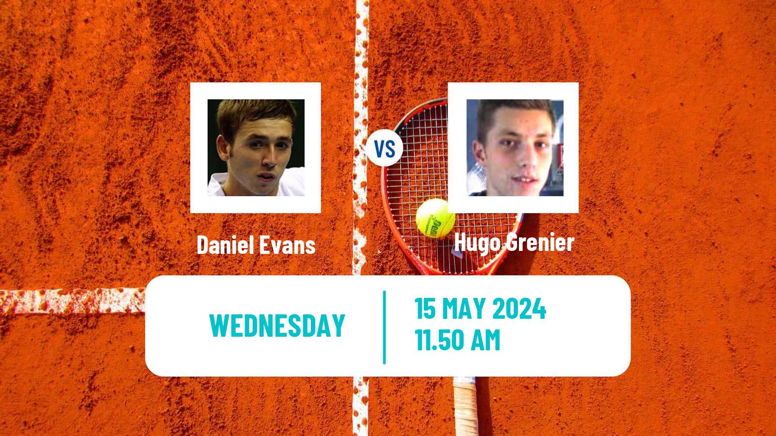 Tennis Bordeaux Challenger Men Daniel Evans - Hugo Grenier