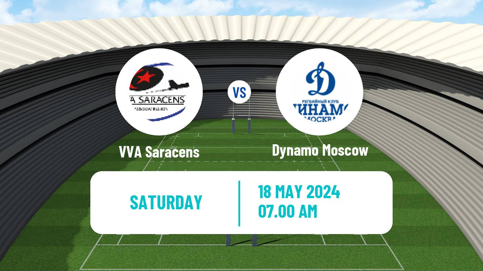 Rugby union Russian Premier League Rugby VVA Saracens - Dynamo Moscow