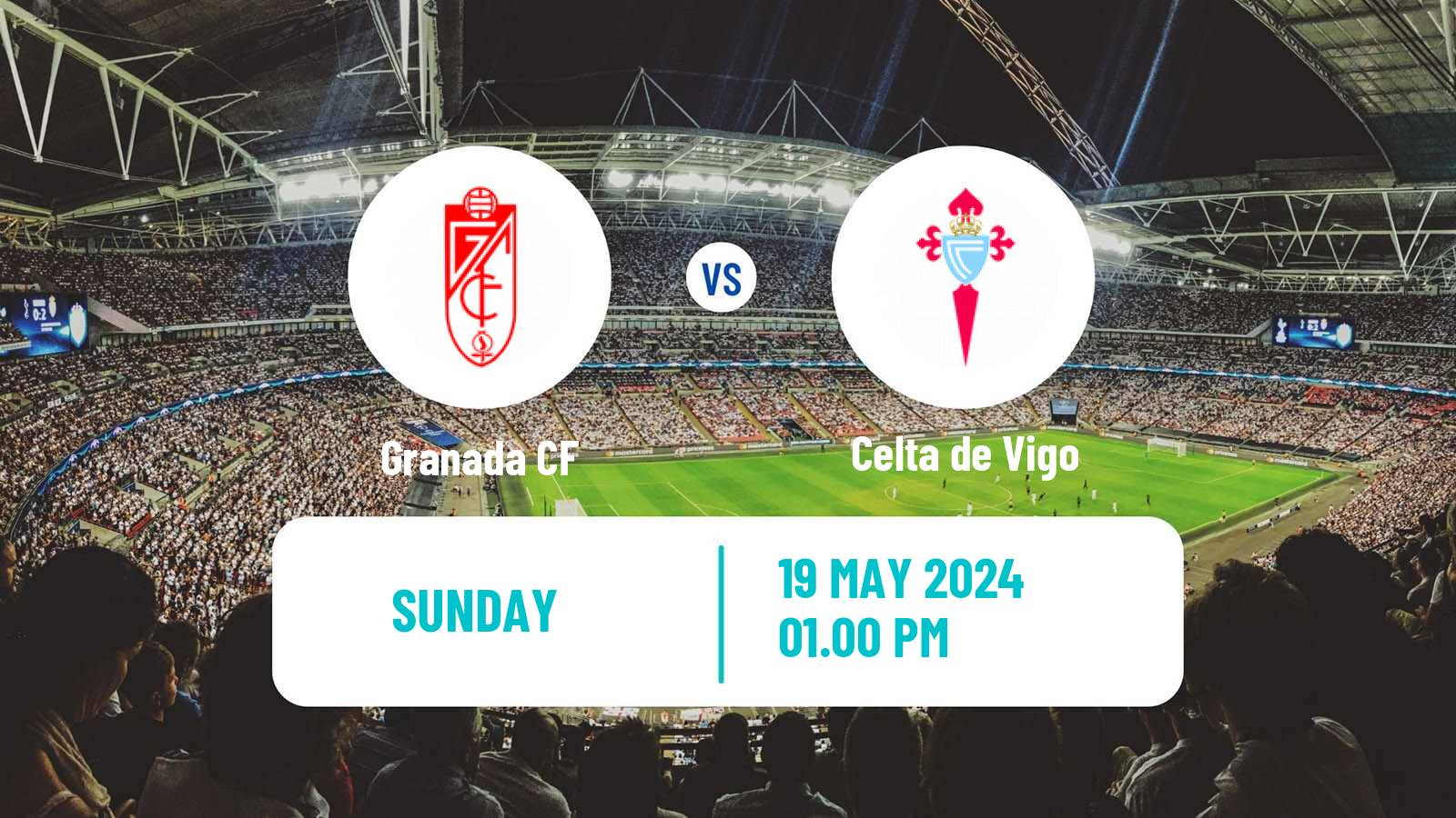 Soccer Spanish LaLiga Granada - Celta de Vigo