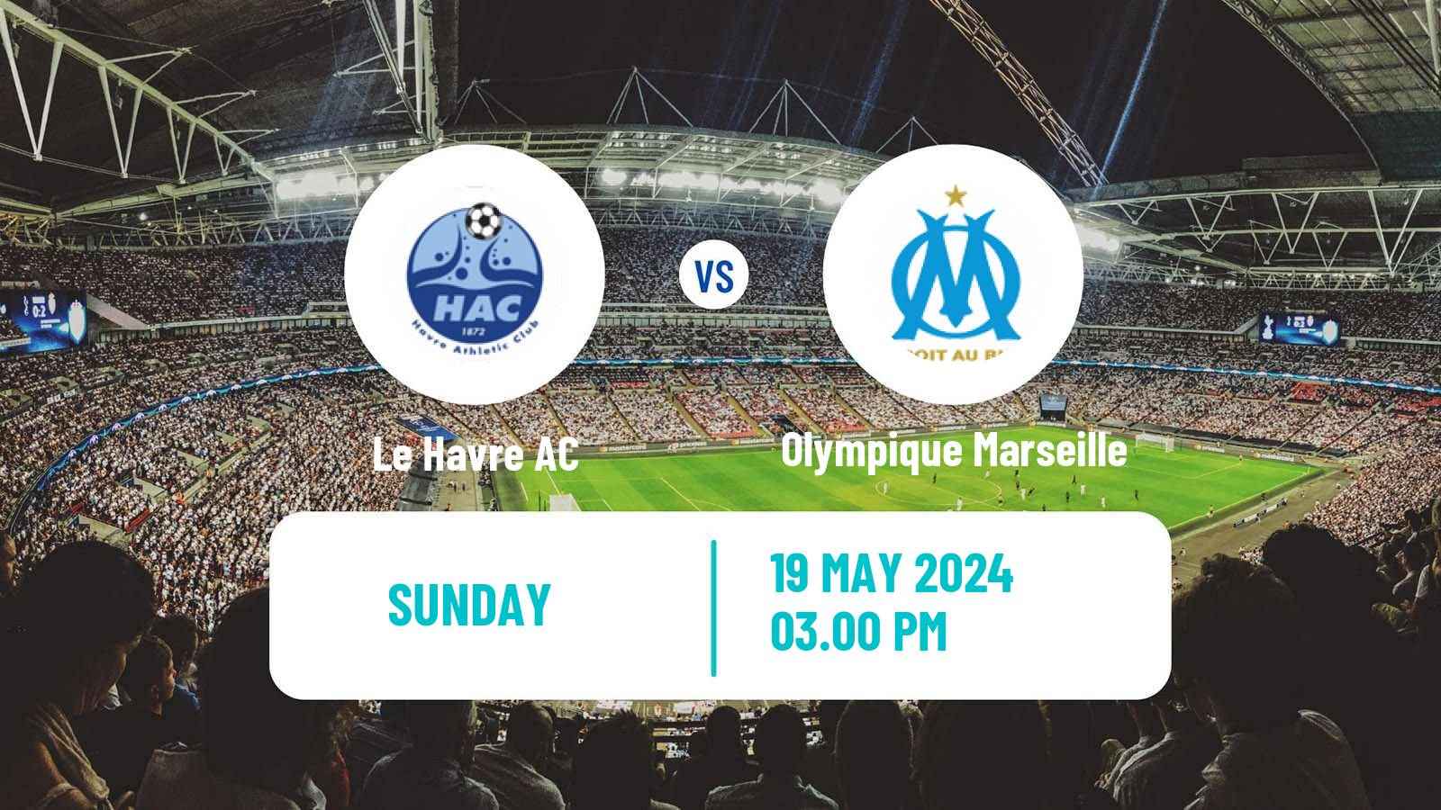 Soccer French Ligue 1 Le Havre - Olympique Marseille